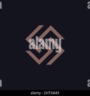 Letter S SS Logo Design Inspiration Vektor-Vorlage Stock Vektor