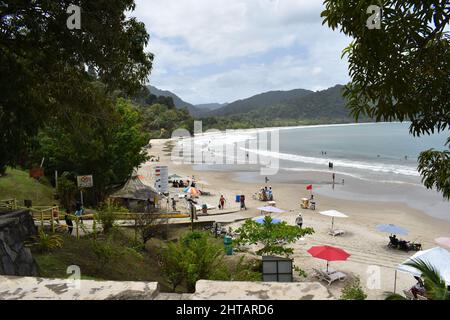 Las Cuevas Beach, Trinidad Stockfoto