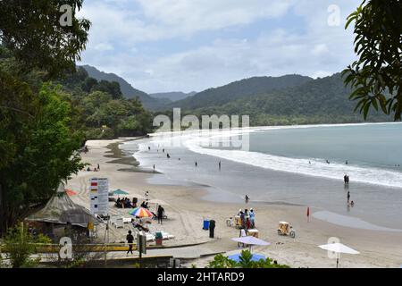 Las Cuevas Beach, Trinidad Stockfoto