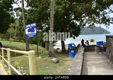 Las Cuevas Beach, Trinidad Stockfoto