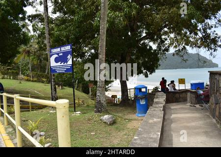 Las Cuevas Beach, Trinidad Stockfoto