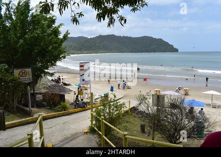 Las Cuevas Beach, Trinidad Stockfoto