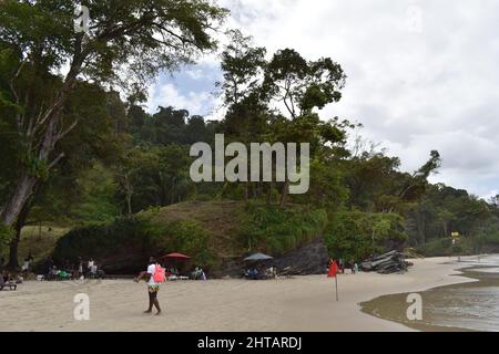 Las Cuevas Beach, Trinidad Stockfoto