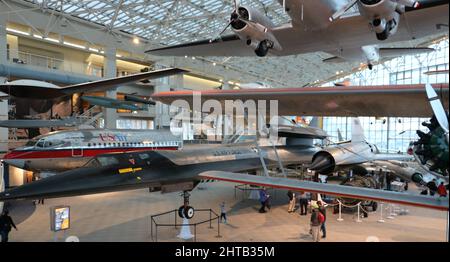 Ausstellung des Seattle Aviation Museum in den USA, Washington Stockfoto