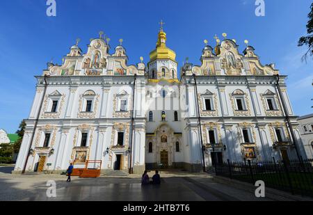 Kiewer Pechersk Lavra ist das wichtigste ostorthodoxe Kloster in der Ukraine. Stockfoto