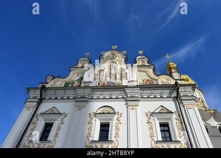 Kiewer Pechersk Lavra ist das wichtigste ostorthodoxe Kloster in der Ukraine. Stockfoto