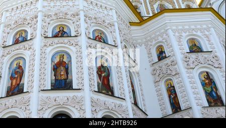 Kiewer Pechersk Lavra ist das wichtigste ostorthodoxe Kloster in der Ukraine. Stockfoto