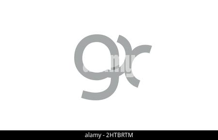 Buchstabenbuchstaben Initialen Monogramm-Logo GX, XG, G und X Stock Vektor