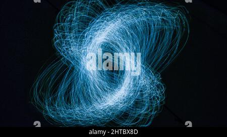 Darstellung eines abstrakten fraktalen hellen Hintergrunds Stockfoto