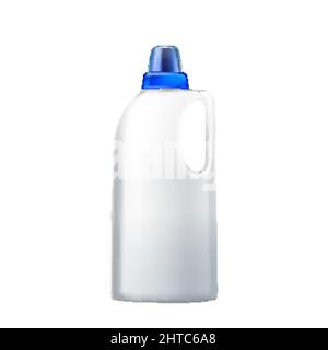 Produktvektor für Waschmittelflasche aus Kunststoff Stock Vektor