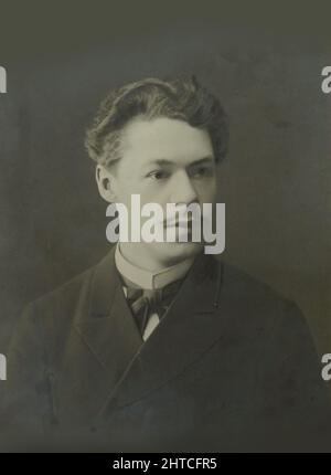 Porträt des Komponisten Anton Arensky (1861-1906). Private Sammlung. Stockfoto