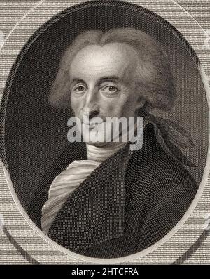 Porträt des Komponisten Johann Anton Andr&#xe9; (1775-1842). Private Sammlung. Stockfoto