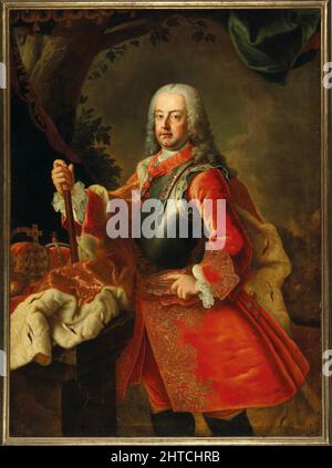 Portrait von Kaiser Franz I. von Österreich (1708-1765). Private Sammlung. Stockfoto