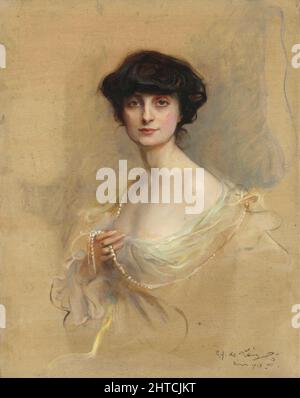 Porträt von Anna-Elisabeth, Comtesse Mathieu de Noailles (1876-1933), 1913. Gefunden in der Sammlung der Mus&#xe9;e d'Orsay, Paris. Stockfoto