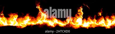 Stilisierter Feuer Banner Hintergrund Stockfoto