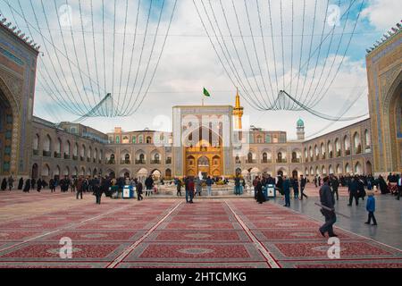 Imam Reza Heiliger Schrein in Mashhad, Iran Stockfoto