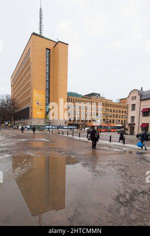 Postitalo, ehemaliges Postgebäude, Helsinki, Finnland. Stockfoto