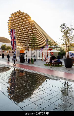 Blick auf den britischen Pavillon auf der Expo 2020 Dubai. Dubai – Stockfoto