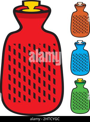 Vektorgrafik Wärmflasche (Beutel) Stock Vektor