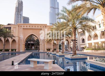 Dubai. Souk Al Bahar in Dubai, VAE. Stockfoto