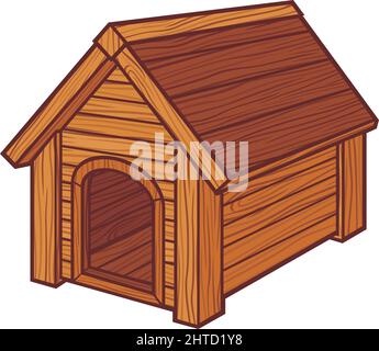 Vektorgrafik Hundehütte Stock Vektor