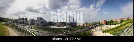 Europa, Italien, Lombardei, Mailand, Portello, Parco Industria Alfa Romeo. Stockfoto