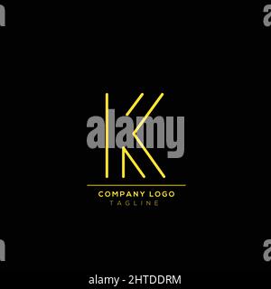 K Logo Monogramm Symbol Vektor Symbol Vorlage Stock Vektor