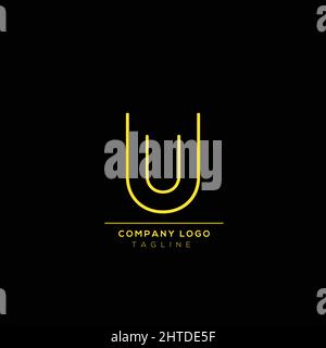 U Logo Monogramm Symbol Vektor Symbol Vorlage Stock Vektor