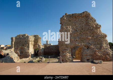 Europa, Italien, Sardinien, Porto Torres, Archäologischer Park Turris Libisonis Stockfoto