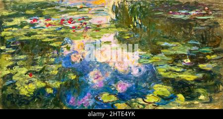 Claude Monet, Le Bassin aux nymphéas (Seerosenteich), Gemälde, Öl auf Leinwand, 1917-1919 Stockfoto
