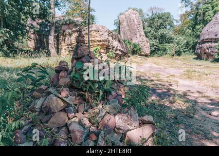 Hin Chang Si Aussichtspunkt Nam Phong Nationalpark Stockfoto