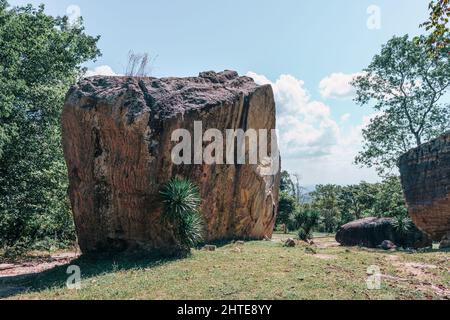 Hin Chang Si Aussichtspunkt Nam Phong Nationalpark Stockfoto