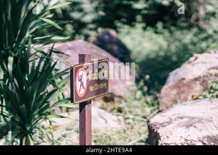 Hin Chang Si Aussichtspunkt Nam Phong Nationalpark Stockfoto