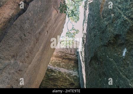 Hin Chang Si Aussichtspunkt Nam Phong Nationalpark Stockfoto