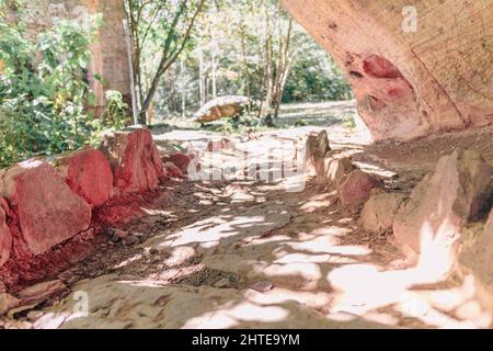 Hin Chang Si Aussichtspunkt Nam Phong Nationalpark Stockfoto