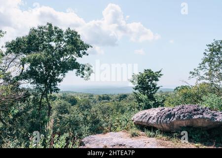 Hin Chang Si View Point (Nam Phong Nationalpark) Stockfoto