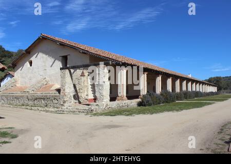 Convento oder Padres' Quarters, Mission La Purisima Concepcion, Lompoc, Kalifornien Stockfoto