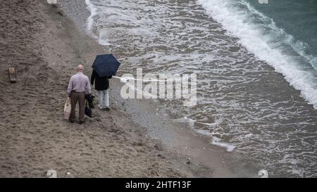 Nerja ist eine Gemeinde an der Costa del Sol in der Provinz Málaga in der autonomen Gemeinschaft Andalusien. Stockfoto