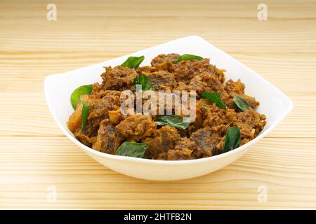 BEAF Braten oder Masala, Kerala Lebensmittel. Stockfoto