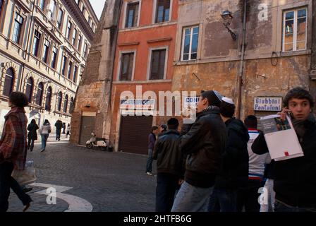 Rom, Italien 08/11/2008: Jüdisches Ghetto. ©Andrea Sabbadini Stockfoto