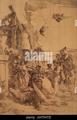 Giovanni Battista Tiepolo (1696-1770) - Geburt Jesu Stockfoto