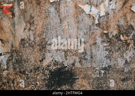 Vintage Grunge Wand mit rauer Oberfläche Stockfoto