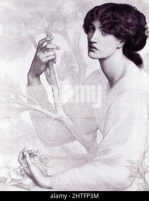 Dante Gabriel Rossetti - Tagestraum 1878 Stockfoto