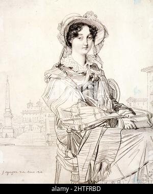 Jean-Auguste-Dominique Ingres - Frau Charles Badham 1816 Stockfoto