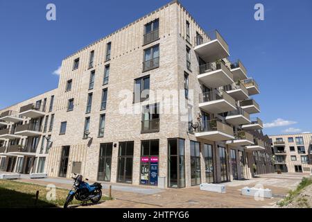 Neubau von Wohnhäusern in den Niederlanden Stockfoto