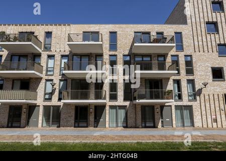 Neue Wohngebäude in den Niederlanden Stockfoto