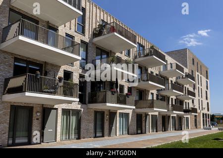 Neue Wohngebäude in den Niederlanden Stockfoto