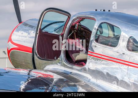 2021 ParisVillaroche Air Legend Meeting - 1936 Spartan 7w Executive Stockfoto