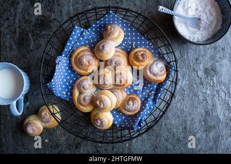 Judase, traditionelles slowakisches süßes hausgemachtes ostergebäck Stockfoto