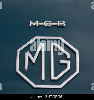 MGB Car Marque Stockfoto